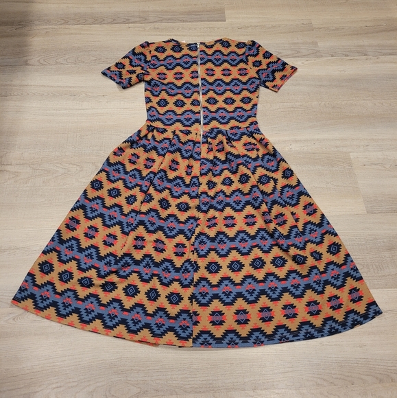 LuLaRoe Amelia Dress S - Picture 2 of 3